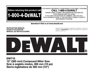DeWalt DW715 12 inch Miter Saw.pdf