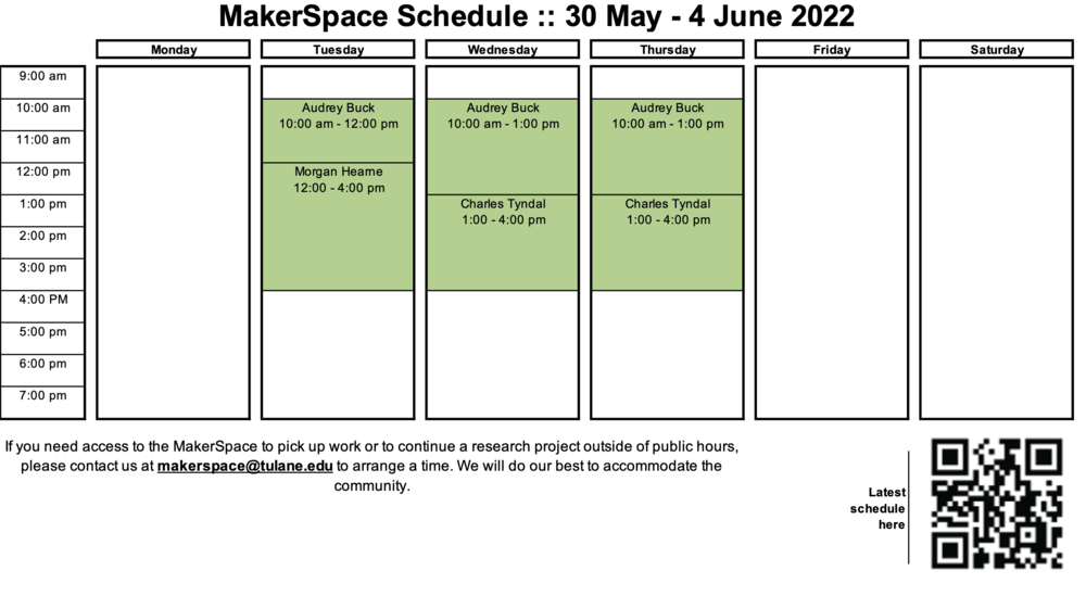 MakerSpaceSchedule sp2022 finals5.png