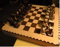 Chase Schober - laser engraved chess set