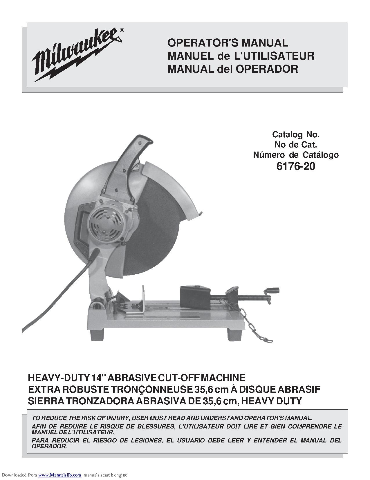 Milwaukee 14 inch cutoff saw 6176-20.pdf