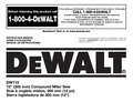 Thumbnail for File:DeWalt DW715 12 inch Miter Saw.pdf