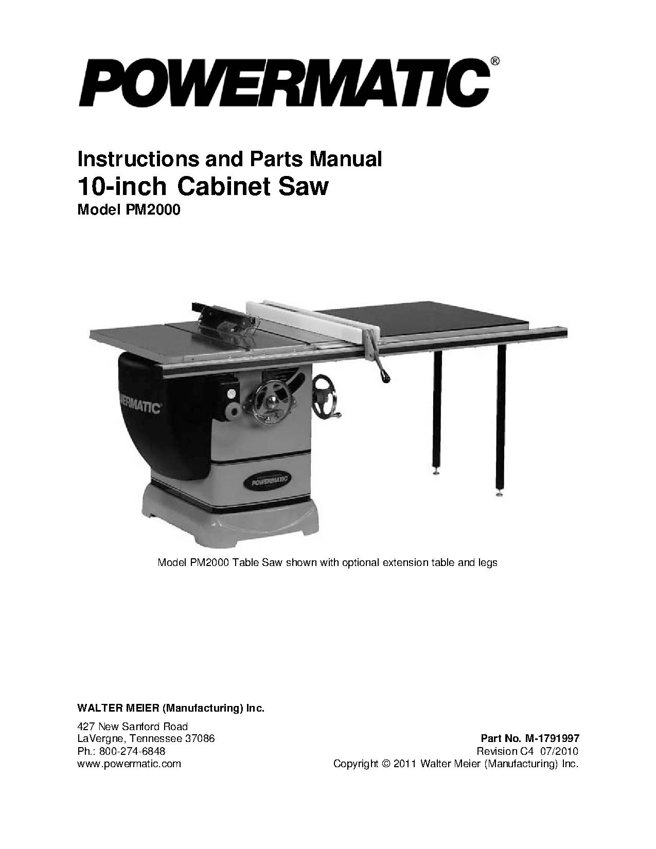 POWERMATIC 10-in CABINET SAW.pdf