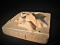 Chase Schober - CNC milled wood relief map of mountains in Washington