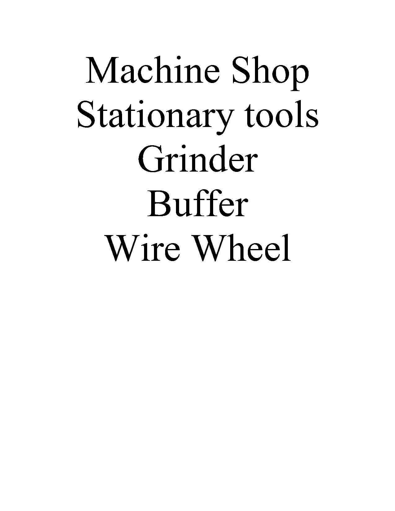 Machine Stationary Grinder.pdf