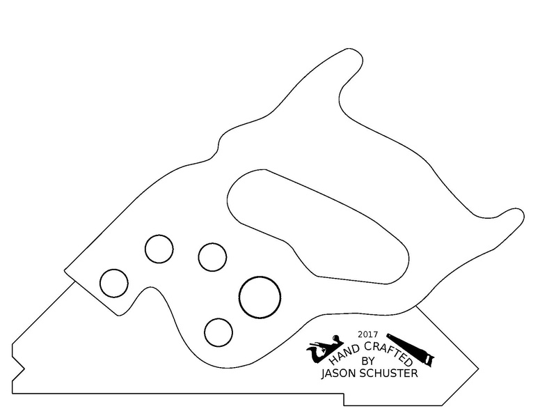 Push Stick Handle Template